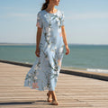 Sky Blue Floral