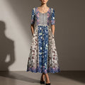 Blue Ivory Patchwork