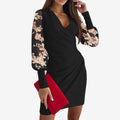 Black (floral sleeve)