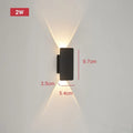 10 cm black housing – 2 W