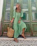 Green and white
