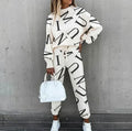 White with Letters