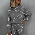 Gray with Letters