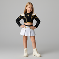 Black/Gold/White