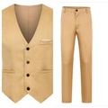 Khaki, Vest + Pants